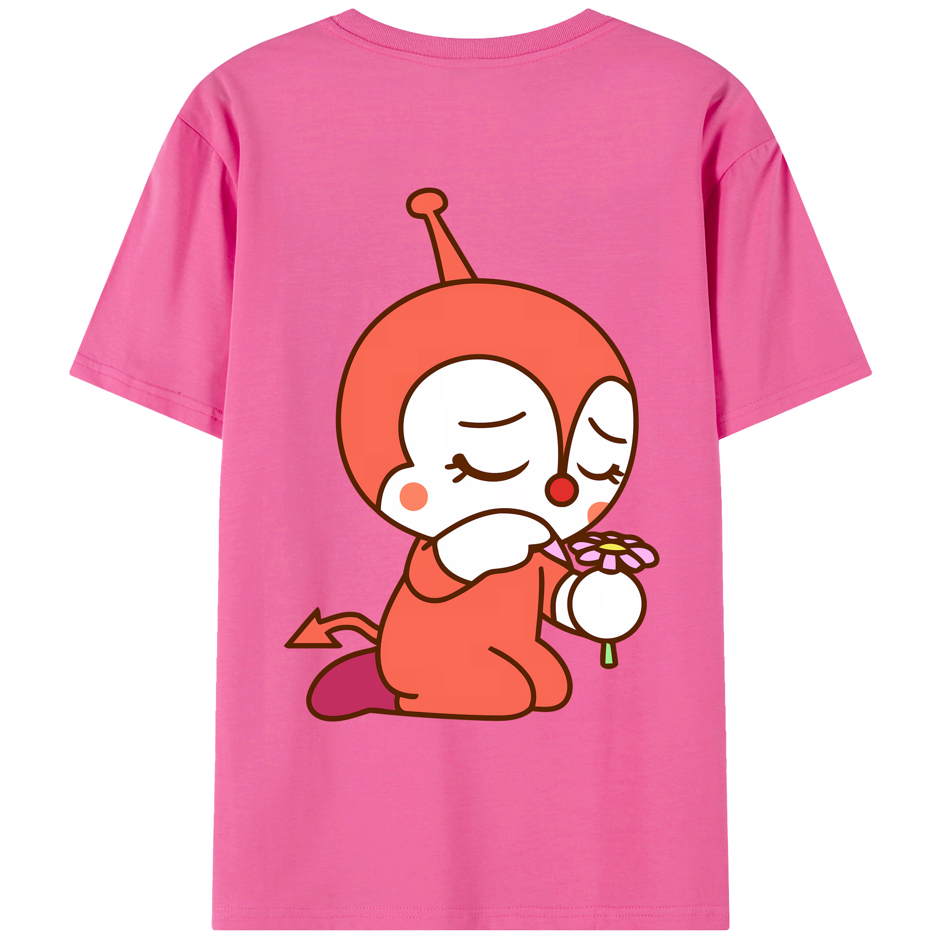 （画像用） アンパンマン Anpanman レディース半袖Tシャツ(バックプリント)